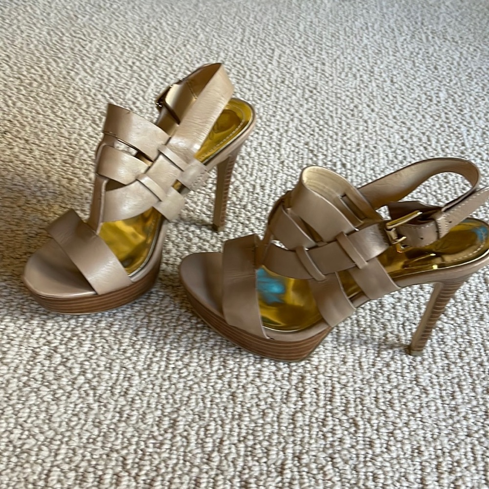 Marc Fisher Leather Sandal Heels